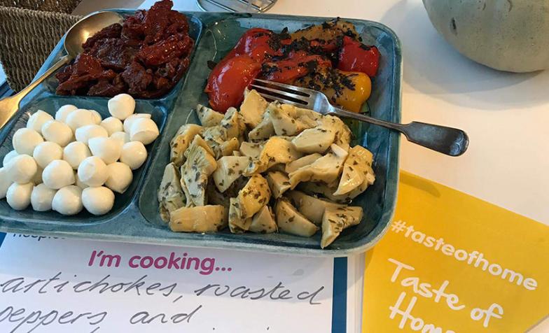 A photo of a Taste of Home event held by Hospice UK staff