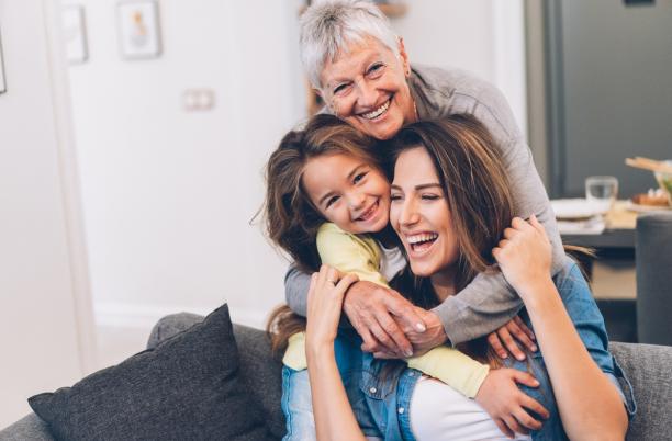 3 generations of women together