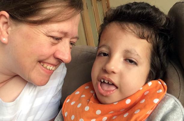Caroline and Ayla, who have been supported by CHAS