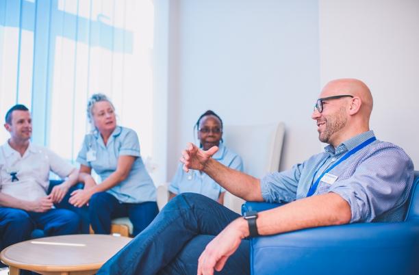 Nigel Dodds and Jan Thirkettle, Consultant Nurses at St Christopher’s Hospice