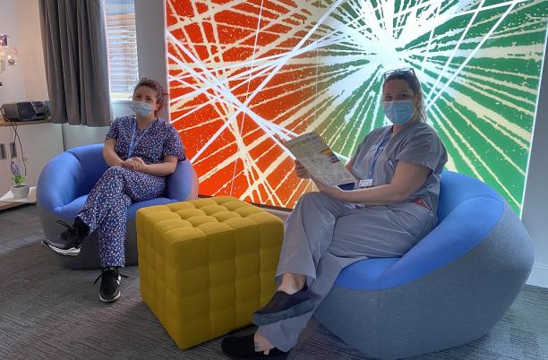 Havens Hospice nurses sitting together