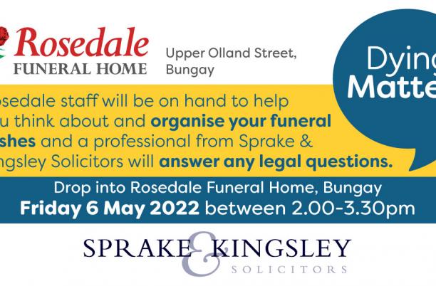 Details of the Dying Matters event in Bungay