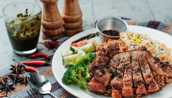 A stock photo of a meal